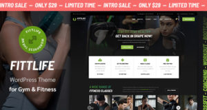 Fittlife – WordPress-Thema für Fitnessstudio und Fitness