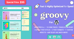 Groovy – Moderner und leichter Blog für WordPress