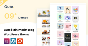 Gute | Minimalistisches Blog-WordPress-Vorlage