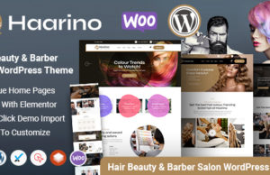 Haarino – WordPress-Thema für Haar-Schönheitssalon und Friseursalon