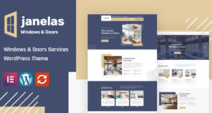 Janelas – Windows & Doors Services WordPress-Thema