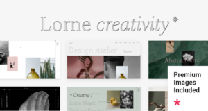 Lorne – Kreatives Portfolio-Thema