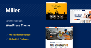 Miiler – WordPress-Design für den Bau