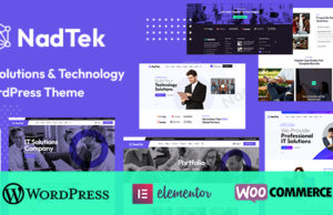 NadTek – IT-Lösungen & Technologie WordPress Template