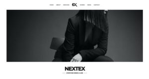 Nextex – Einseitiges Fotografie-WordPress-Vorlage