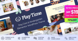 Play Time – Tagespflege & Kindergarten WordPress Layout