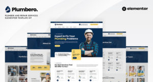 Plumbero – Klempner- und Reparaturdienste Elementor Template Kit