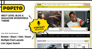 Popito – WordPress-Vorlage für Blogs und Zeitschriften