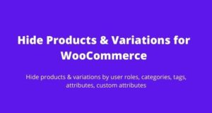 Produkte & Variationen für WooCommerce ausblenden
