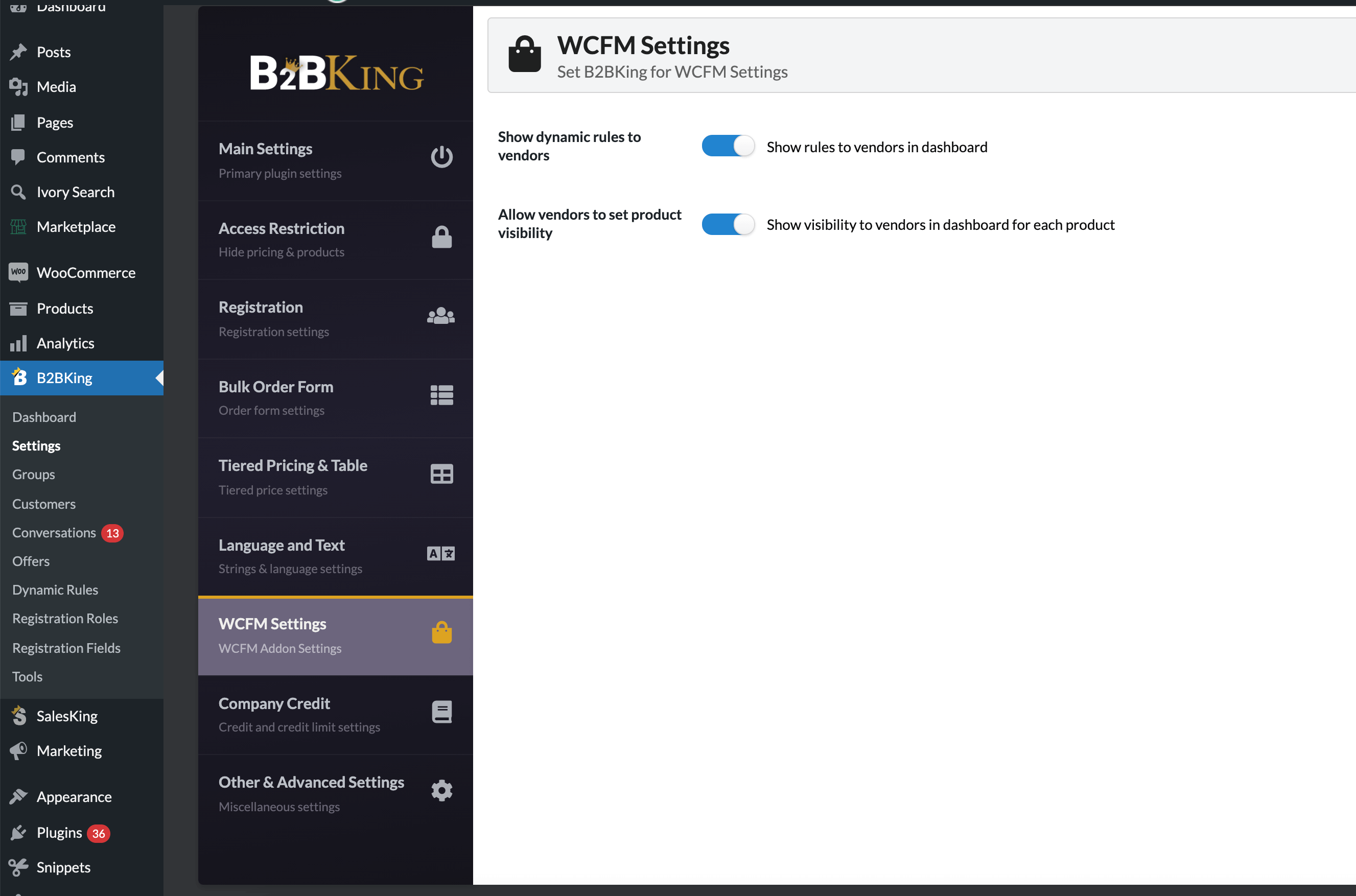 B2BKing: B2B und Großhandel für WCFM MultiVendor Marketplace (Add-on) - 15