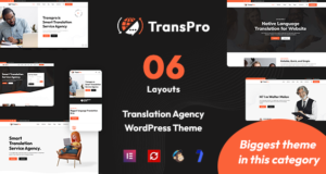 TransPro – WordPress-Vorlage für Übersetzungsagenturen