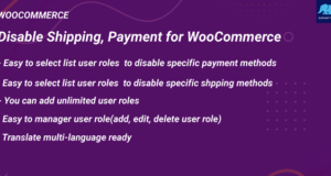 Versand und Zahlung für WooCommerce deaktivieren