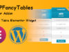 WPFancyTables Elementor Addon