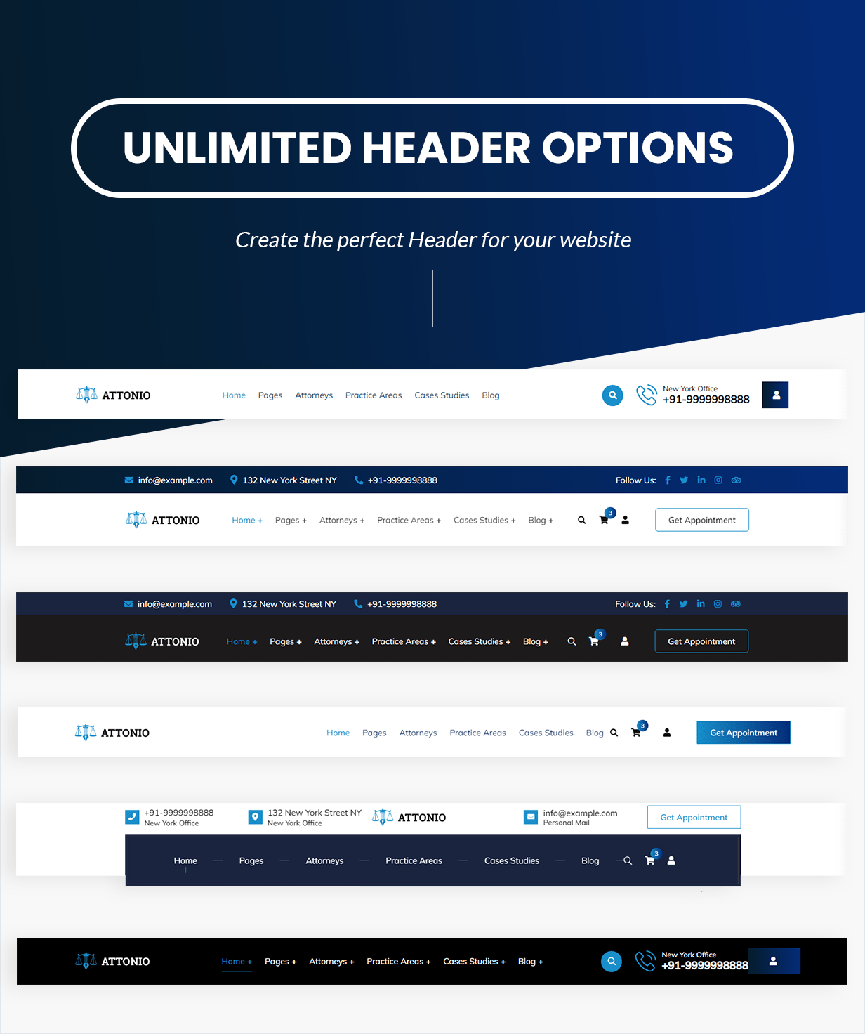 Attonio |  Rechtsanwalt Elementor WordPress Theme - 3
