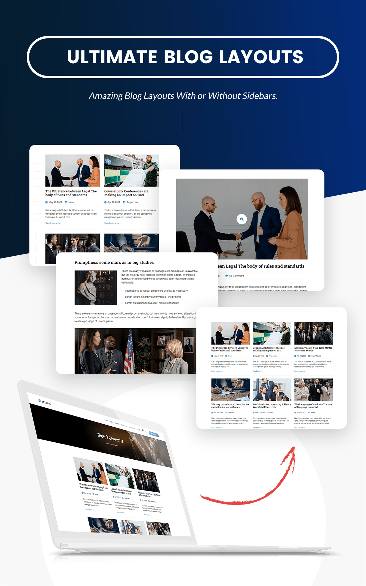 Attonio |  Rechtsanwalt Elementor WordPress-Thema - 10