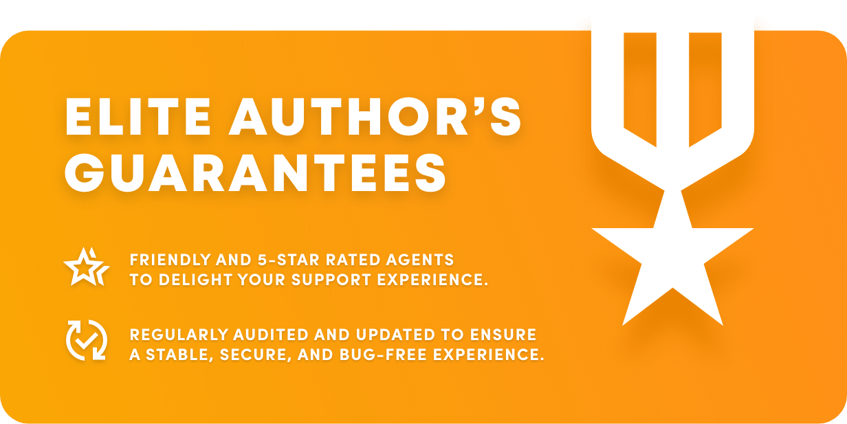 Elite-Autorengarantien - freundliche und mit 5 Sternen bewertete Agenten, die Ihr Support-Erlebnis begeistern.  - Regelmäßig geprüft und aktualisiert, um ein stabiles, sicheres und fehlerfreies Erlebnis zu gewährleisten.