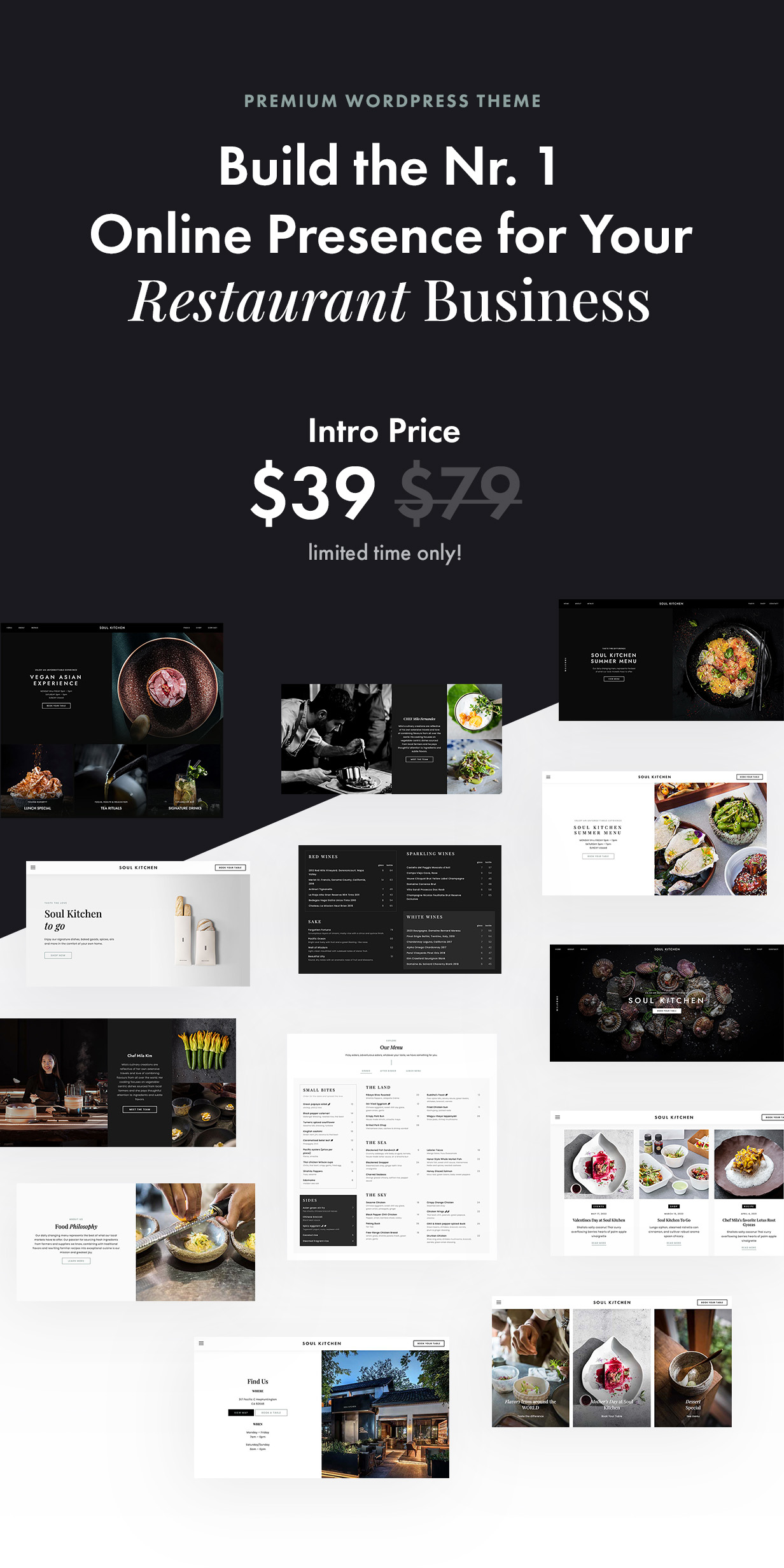 SoulKitchen – Restaurant-WordPress-Thema – 1