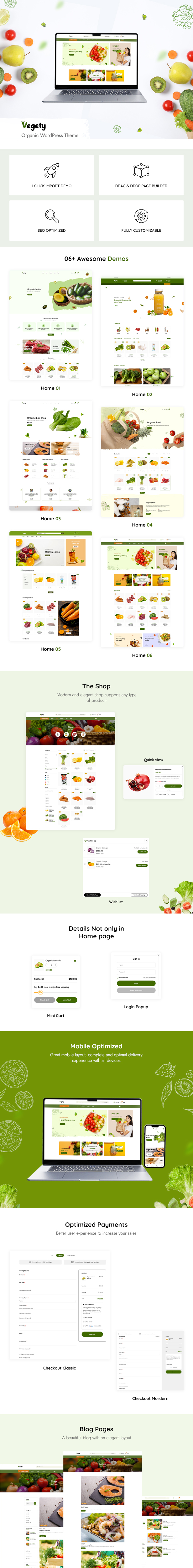 Vegetarisch - WooCommerce-Theme für Bio-Shop - 1