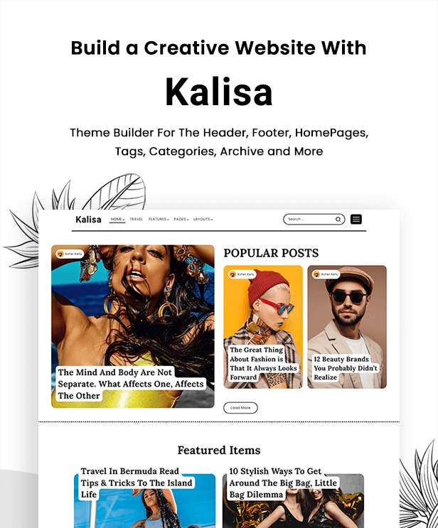 Kalisa |  WordPress-Theme für Blogs und Zeitschriften