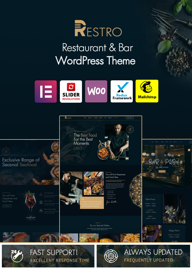 Restro - Restaurant & Bar WordPress-Theme - 4