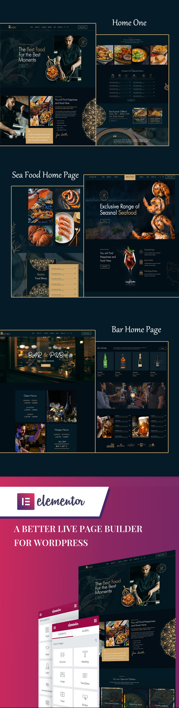 Restro – WordPress-Theme für Restaurants und Bars – 5