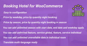 Add-on Booking Hotel für WooCommerce