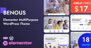 Benous – Elementor Mehrzweck-WordPress-Template