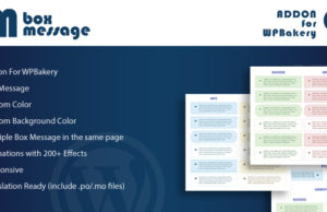 Box Message – Addons für das WPBakery Page Builder WordPress Plugin