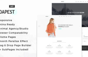 Budapest – Minimales Mehrzweck-Portfolio-WordPress-Thema