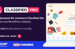 ClassifiedPro – WordPress-Layout für ReCommerce-Kleinanzeigen