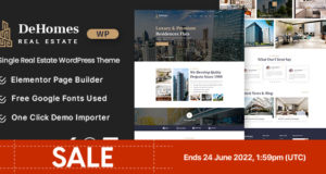 Dehomes – Einzelnes Immobilien-WordPress-Thema