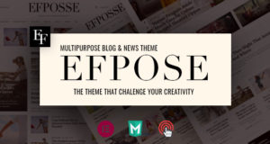 Efpose – Mehrzweck-Blog- und Zeitungsthema