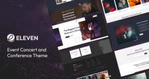 Eleven – WordPress Vorlage für Musikkonzertveranstaltungen