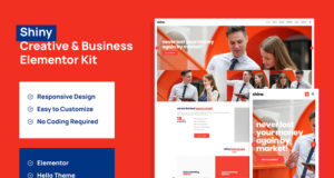 Glänzend – Creative Business Agency Elementor Pro Template Kit