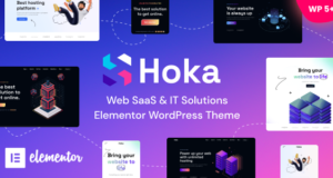 Hoka – Web-SaaS- und IT-Lösungen Elementor WordPress Template