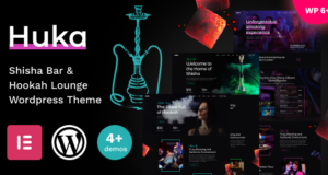 Huka – WordPress-Thema für Shisha-Bar und Shisha-Lounge