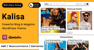 Kalisa | WordPress-Template für Blogs und Zeitschriften