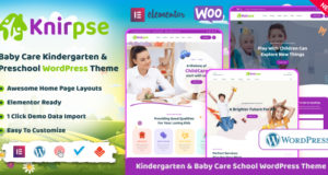 Knirpse – Kindergarten & Baby Care WordPress Template