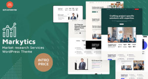 Markytics – WordPress-Thema für Marktforschungsdienste