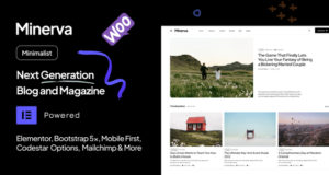 Minerva – Modernes Blog-WordPress-Template