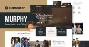 Murphy – Reiter- und Reitelementor Template Kit