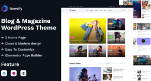 Newsify – Modernes Magazin-WordPress-Template