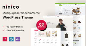 Ninico – Minimales WooCommerce-WordPress-Layout