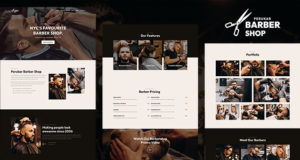 Perukar – Friseur WordPress-Layout