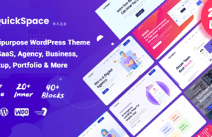 QuickSpace – Mehrzweck-WordPress-Layout für SaaS-Agenturen