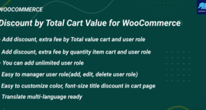 Rabatt nach Gesamtwert des Warenkorbs für WooCommerce