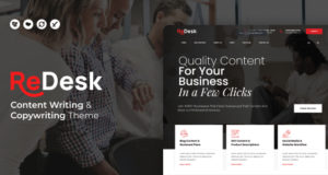 ReDesk – Thema zum Schreiben von Inhalten und Texten