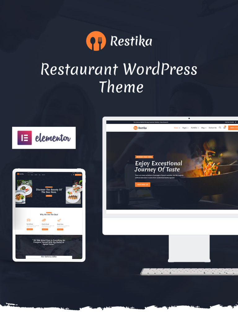 Restika – Restaurant-WordPress-Vorlage