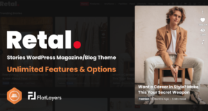 Retal – Stories WordPress-Magazin/Blog-Thema