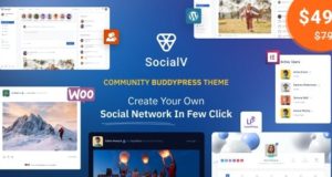 SocialV – BuddyPress-Thema für soziale Netzwerke und Community